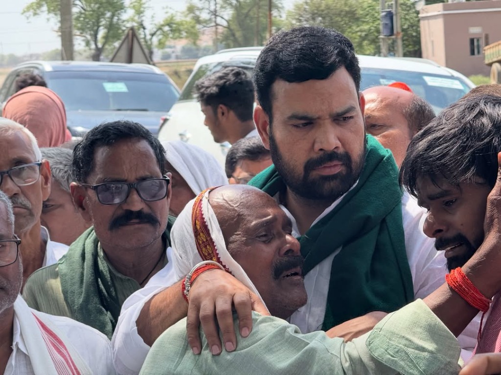 Leader addressing